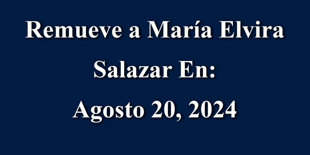 Traidora Maria Elvira Salazar no es una Republicana Real. Es Republicana de Nombre Solamente.